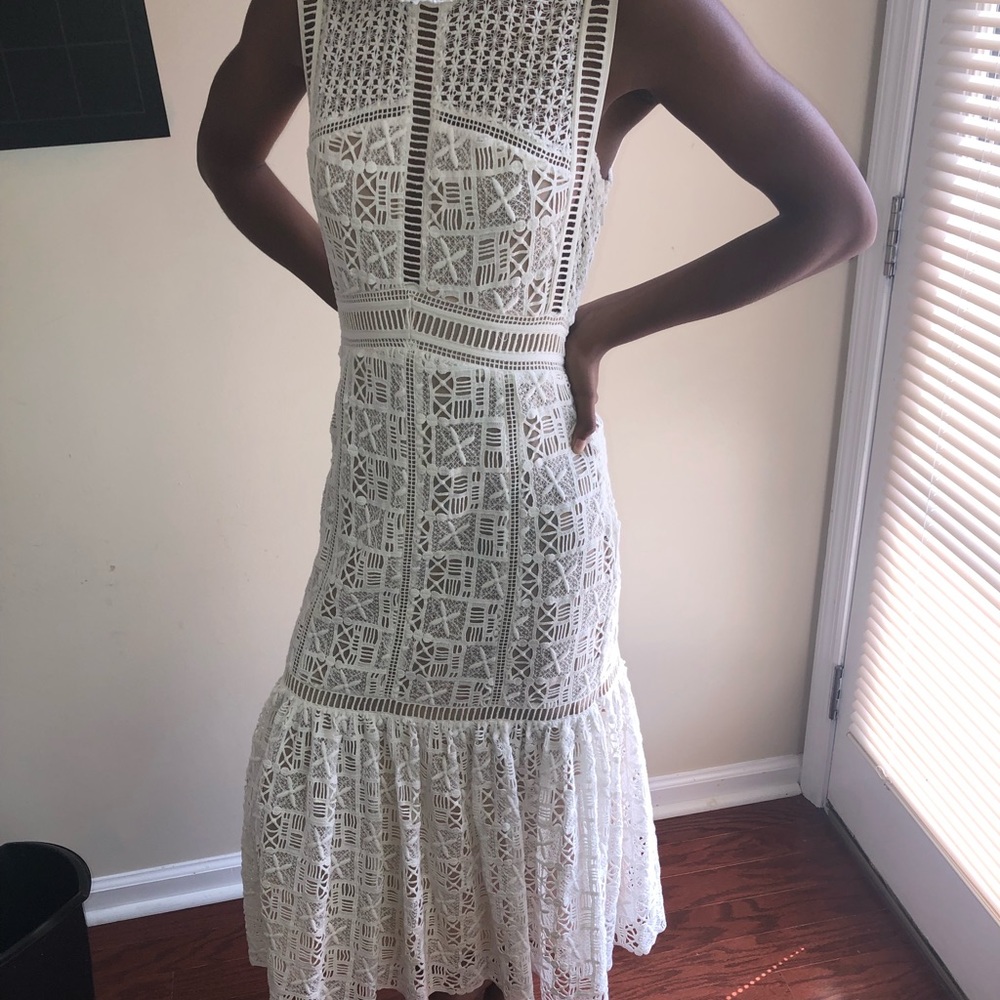 NWT Rebecca Taylor Crochet LCE dress.